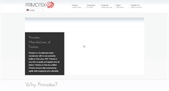 Desktop Screenshot of primotex.com